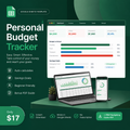 Personal Budget Tracker — Google Sheets + Bonus Budgeting Guide